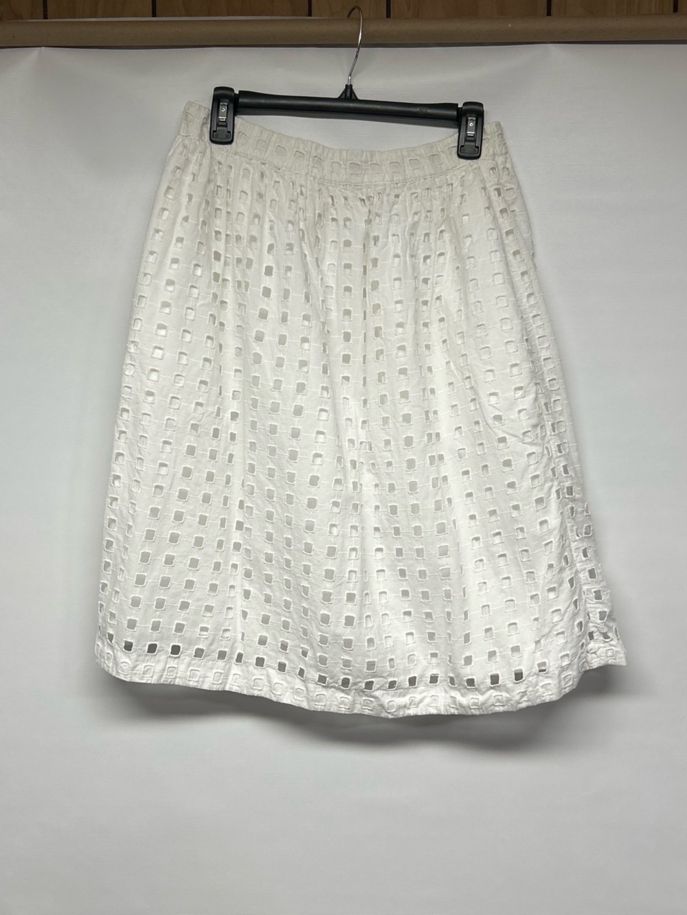 GAP White Eyelet A-Line Skirt